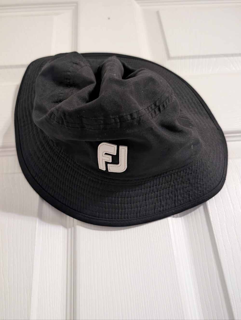 DryJoys by FootJoy Black Golf Bucket Hat Size Large Mens